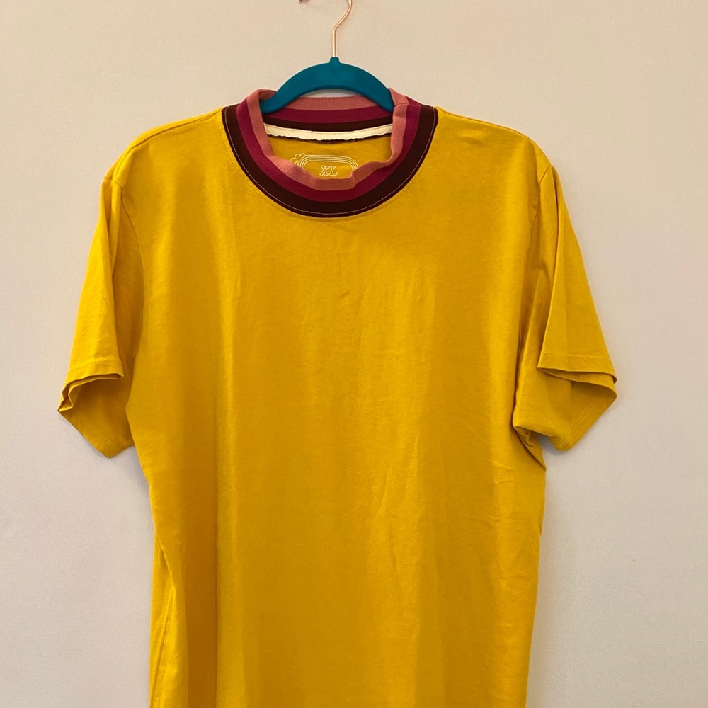 Bug Bud Press Knitted Mock Neck T -TEQUILA SUNRISE